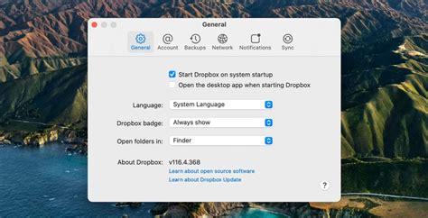 Dropbox Desktop App Programming Language