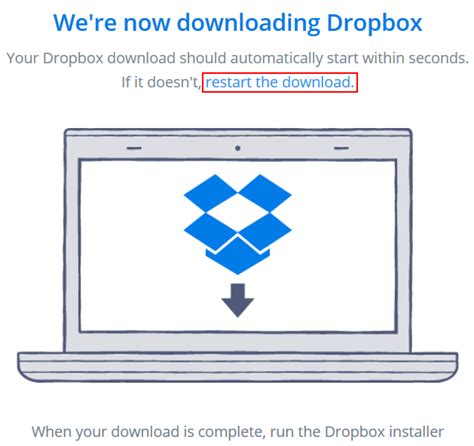 dropbox desktop installer