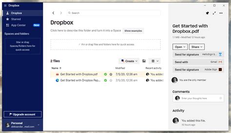 Dropbox Unlimited Storage