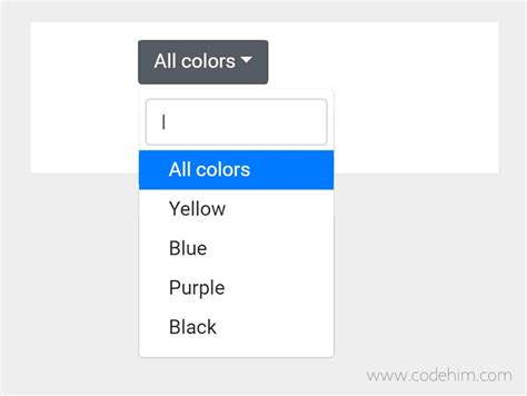 dropdown in bootstrap 4