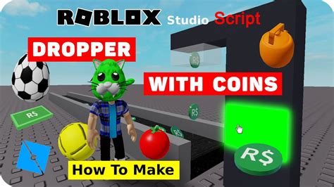 dropper button code roblox