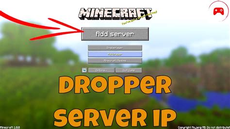 dropper minecraft server address