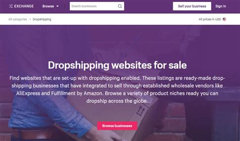dropshipping websites for sale australia