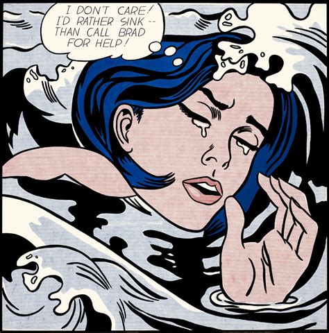 drowning girl roy lichtenstein
