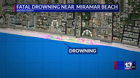 drowning miramar beach