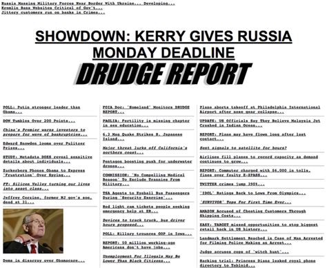 drudge report 2018 official website