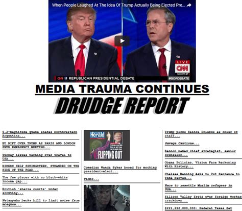 drudge report news official site contact