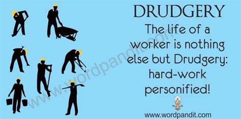 drudgery definition and etymology
