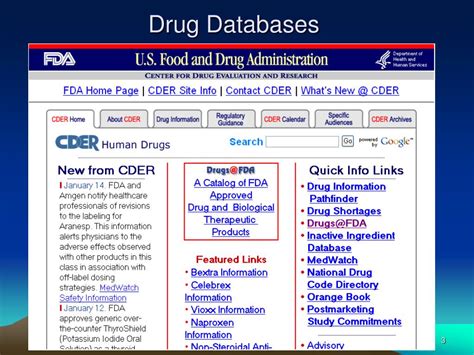 drug product database online query