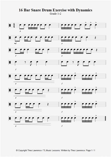 Drum Bar Exercises