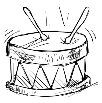 Drum Drawing Png