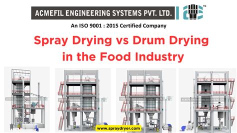 Drum Drying Vs Spray Drying