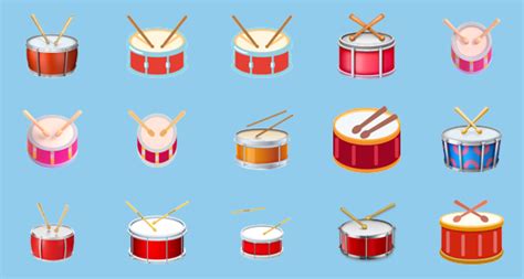 Drum Emoji Html Code