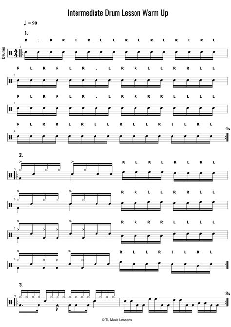 Drum Exercises Intermediate