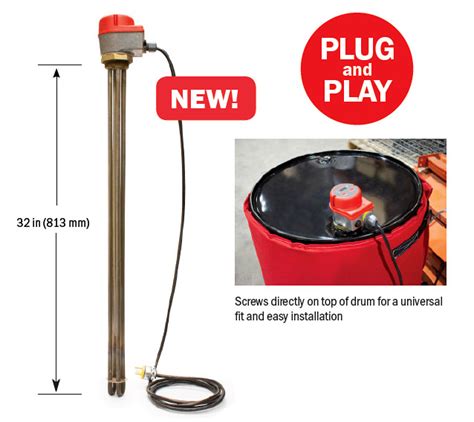 Drum Immersion Heaters