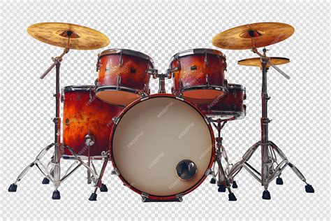 Drum Kit No Background