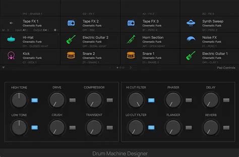 Drum Machine Plugin Logic