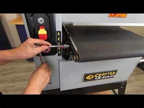 Drum Sander Belt Tracking