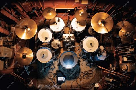 Drum Set Overhead View