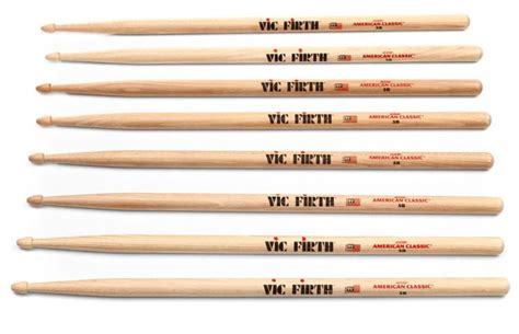 Drum Stick Size Chart Vic Firth