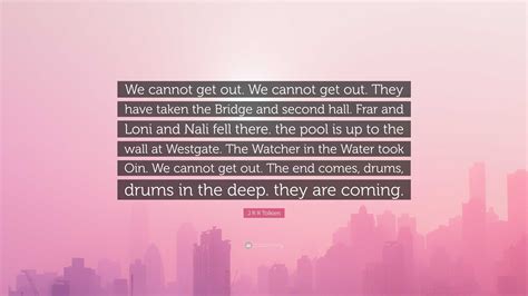 Drums In The Deep We Cannot Get Out