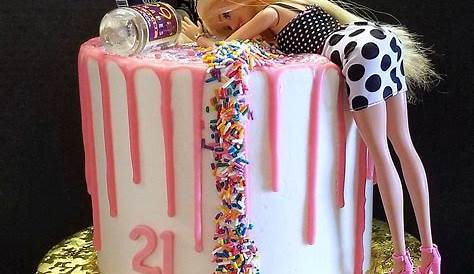 21st Birthday Cake Drunk Barbie - Kids Birthday Party