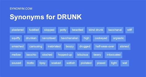 7 Drunk Synonyms