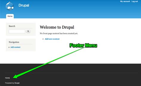 Drupal Footer File Location