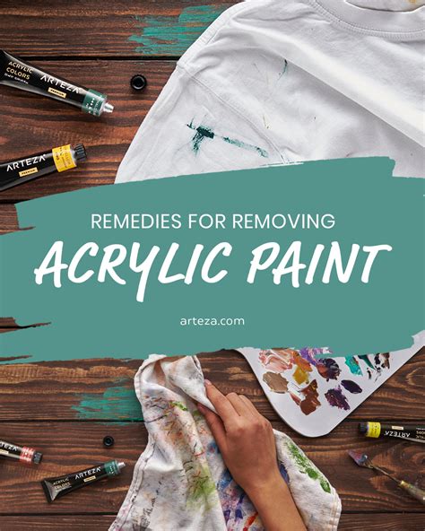 Dry acrylic paint causes
