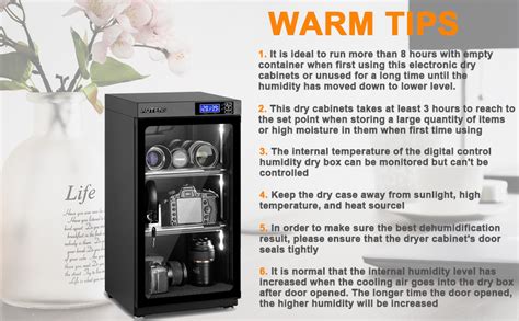 Dry Box Temperature For Camera