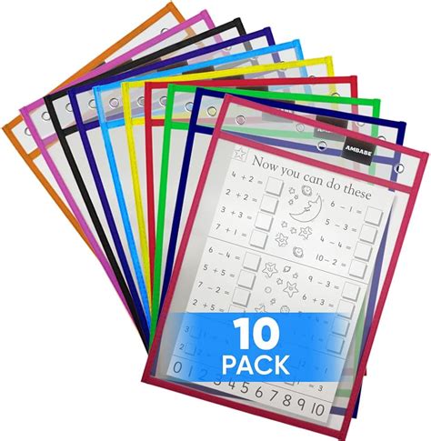 Dry Erase Binder Sheets