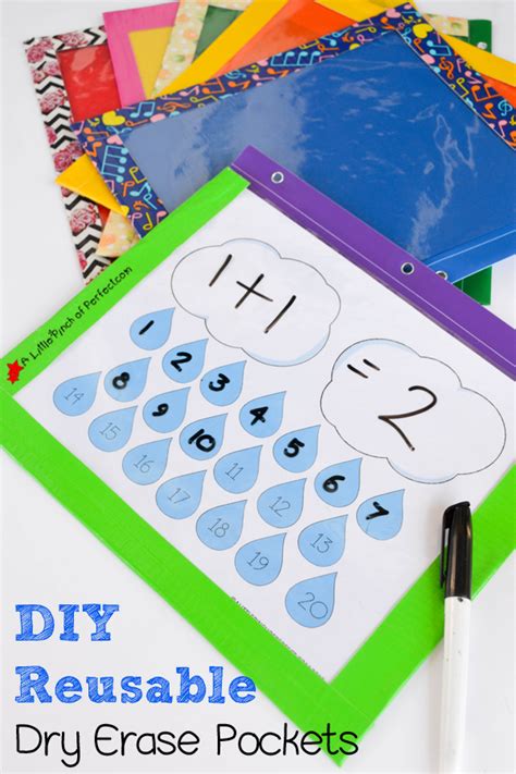 Dry Erase Pockets Printables