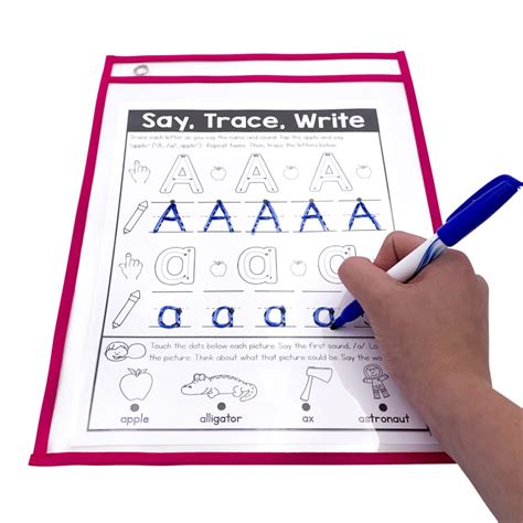 Dry Erase Tracing Sheets
