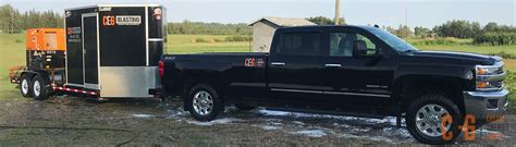 dry ice blasting trailer