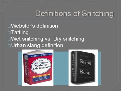 dry snitching urban dictionary