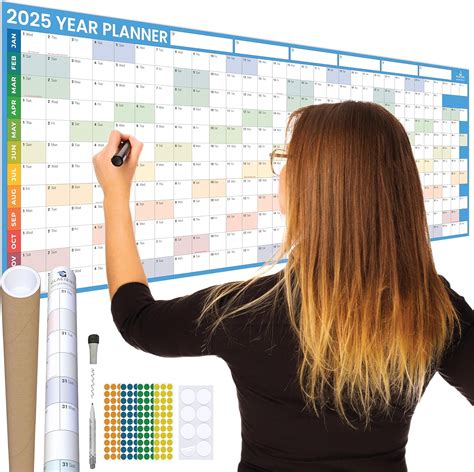 Dry Wipe Year Wall Planner