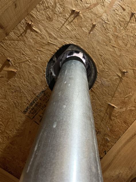 dryer vent hose in attic