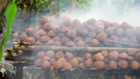 Drying Coconut Meat