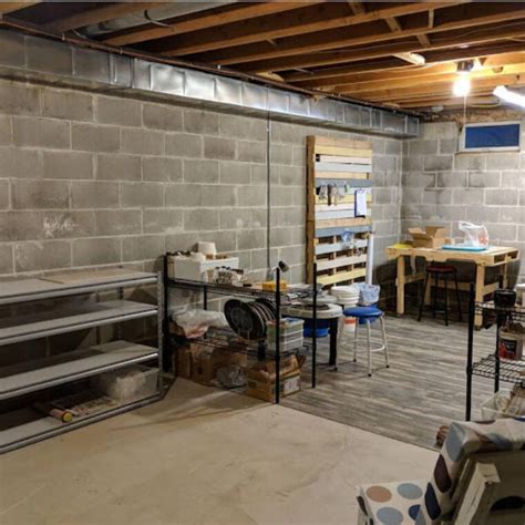 Drywall Cinder Block Basement