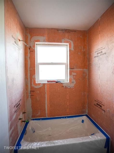 Drywall Over Shower Surround