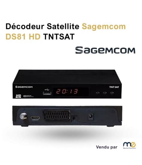 decodeur tntsat hd ds81hd Bricorama