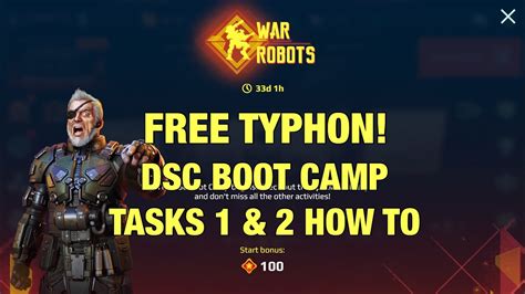 Dsc Boot Camp War Robots Tasks