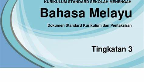 2019 DSKP KSSM Bahasa Melayu Tingkatan 3 | PDF