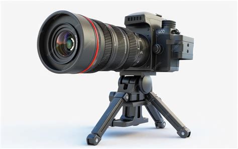 Dslr Camera With Stand