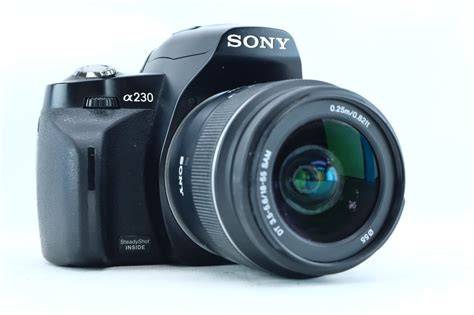 Sony Alpha DSLRA230 10.2MP Digital SLR Camera Black (Kit w/ DT SAM