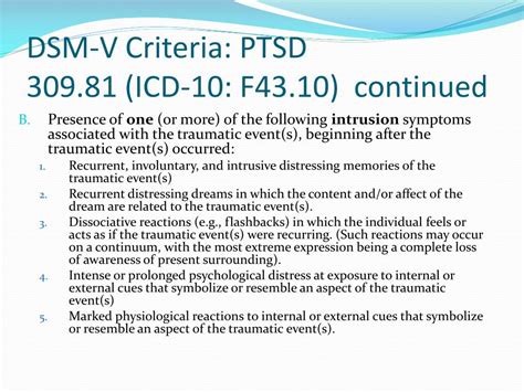 dsm 5 complex ptsd code