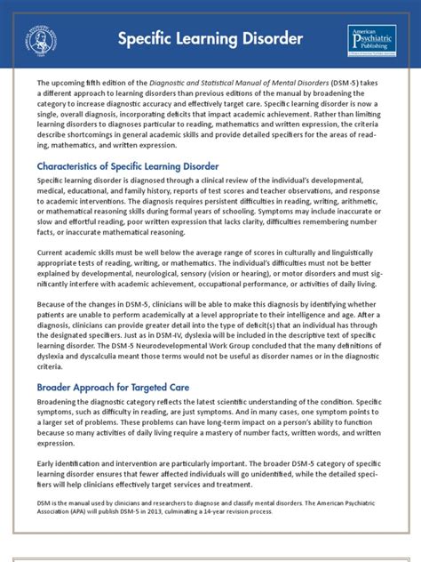 dsm-5 specific learning disorder code