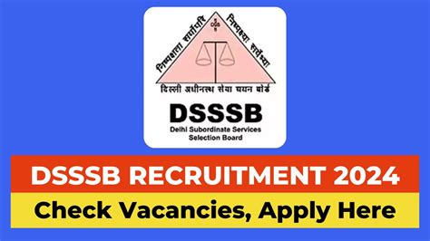 dsssb vacancy 2024 in sarkari network