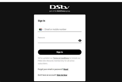 dstv login south africa