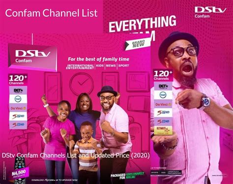 dstv packages 2024 with channels list